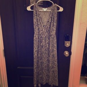 Motherhood Maternity black leaf dress